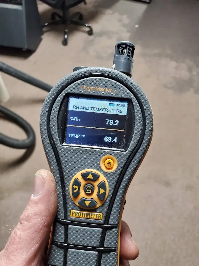 Moisture meter humidity assessment for Fire & Smoke Damage Restoration in Wynne
