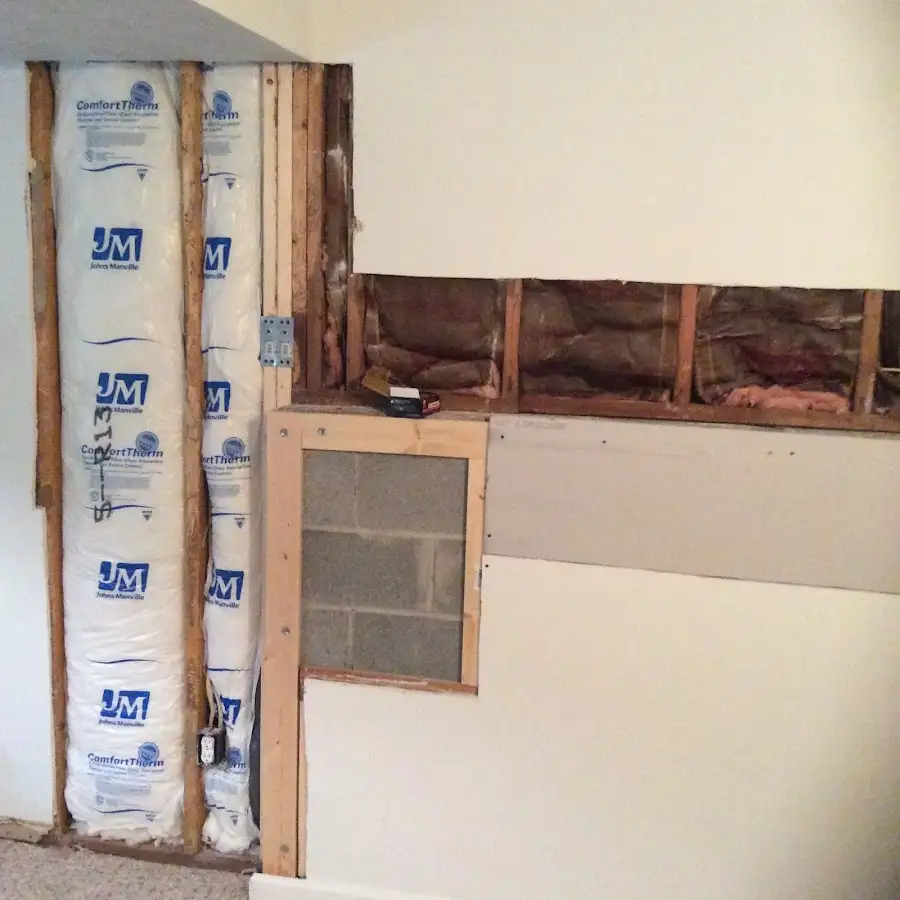Wall insulation replacement during Contents Cleaning & Restoration in Wynne
